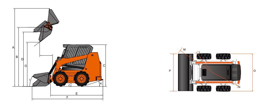 Vochains Vcs750d Push Sand Machine Мини-колесный погрузчик с бортовым поворотом