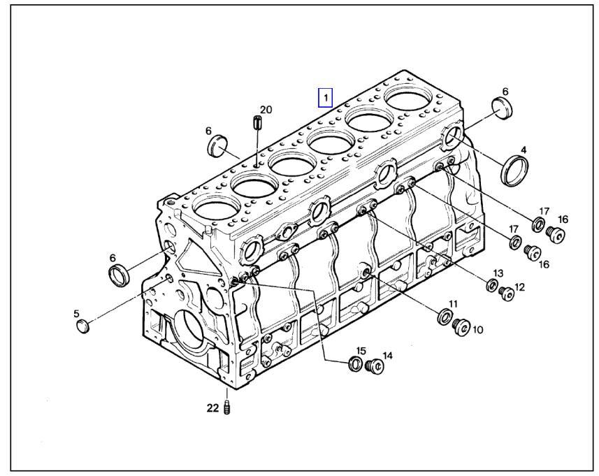 Дизельный двигатель D926 Ti-E A2 180 кВт 10117783 Запасные части двигателя Liebherr D926 для экскаватора R944