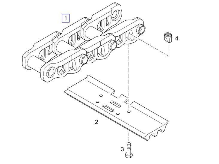 Ходовая часть экскаватора Liebherr R944 9018695